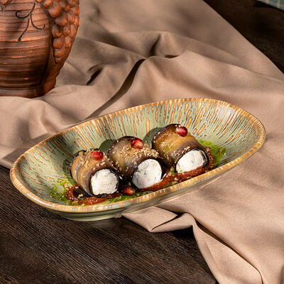 Жареные баклажаны с сыром в Аджикинежаль по цене 540 ₽