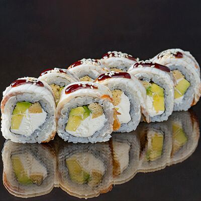 Филадельфия с угрем в Васаби по цене 1300 ₽