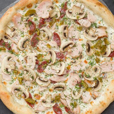 Пицца Прованская остраяв Рыба закусывала по цене 889 ₽