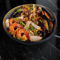 Удон с морепродуктами в Сушибокс премиум