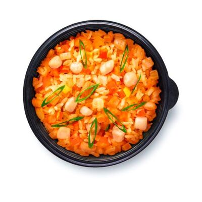 Чесночный рис с курицей в Доставка kaifa по цене 589 ₽