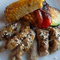 Филе бедра цыплёнка с кукурузой и болгарским перцем гриль в More More