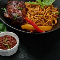 Джоллоф паста с индейкой в J-Express PanAfrican Flavours