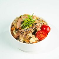 Чесночный рис с беконом в ЁБИСАН