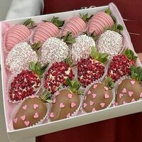 Клубника в шоколаде в наборе Фрайм в Chocoboom