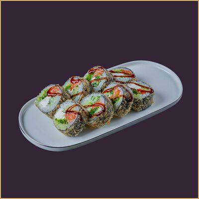 Ролл Лосось темпура в Happy Fish Premium по цене 701 ₽