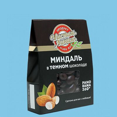 Миндаль в темном шоколаде в Чистая Линия по цене 378 ₽