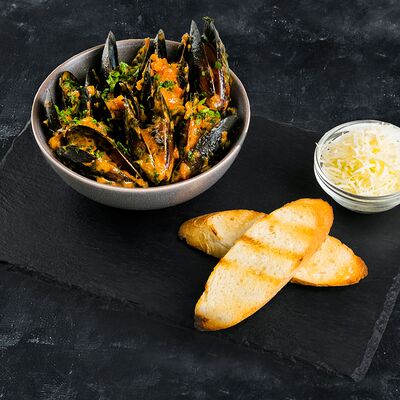 Соте из мидий в География по цене 520 ₽