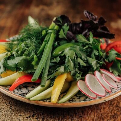 Букет из свежих овощей в Вах!Хинкали по цене 720 ₽