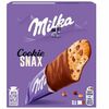 Печенье в шоколадной глазури Milka cookie snax с кусочками шоколада в Yammy по цене 700