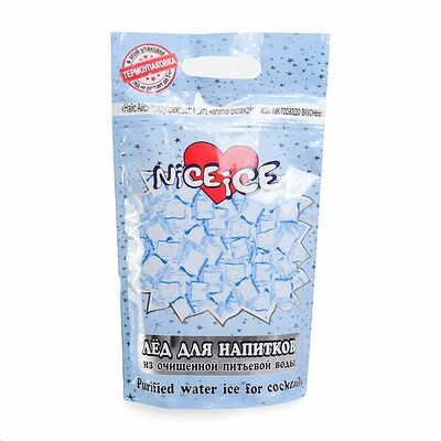 Лед для напитков из очищенной питьевой воды Nice ice в Азбука Вкуса Экспресс Меню по цене 164 ₽