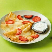 Блины со сладким топпингом в Баклажан в ТЦ 