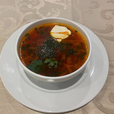 Борщ в Мзиури по цене 350 ₽