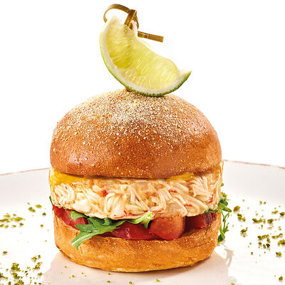 Краб & Манго бургер в Udcкафе Upside Down Cake по цене 720 ₽