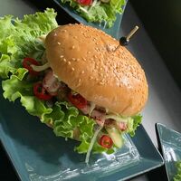 Чили бургер в Mr Burger