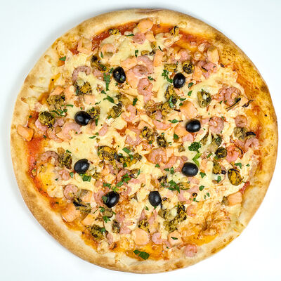 Пицца Дары моря в Кафе Наше Место по цене 1490 ₽