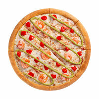 Пицца с креветками и песто 40см тонкая в Ташир Пицца