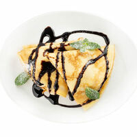 Блинчики с бананом и шоколадом в Kitchen