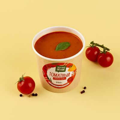 Крем-суп Томатный с печеными овощами в Люди Любят по цене 188 ₽
