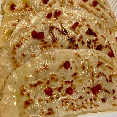 Кутаб с сыром и зеленью в Настроение вкуса по цене 275 ₽