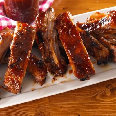 Свиные ребрышки в медовом соусе в Кинза по цене 780 ₽