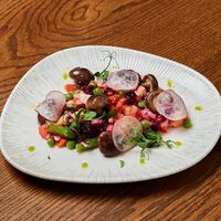 Винегрет с груздями и зелёной фасолью в Дача