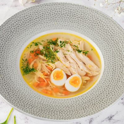 Суп Куриный в Круассан-кафе по цене 315 ₽