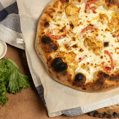 Неаполитанская пицца Полло ин крема в Пицца да Спагетти по цене 895 ₽