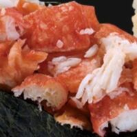 Острый гункан с крабом в ГлавСуши