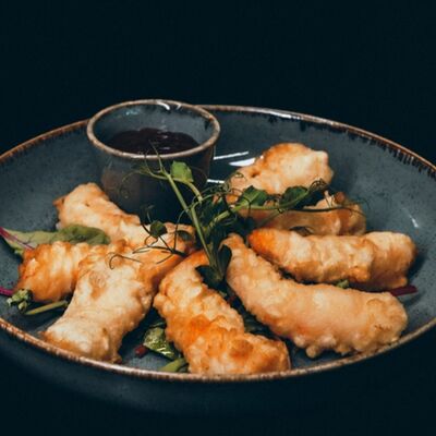 Креветки темпура в Клюква бар по цене 710 ₽