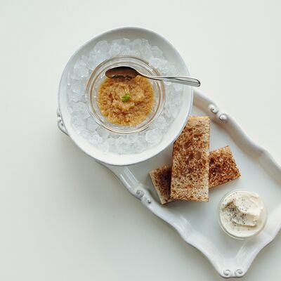 Щучья икра со сливочным маслом и тостами в Барборис по цене 1640 ₽