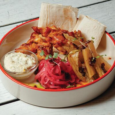 Шашлык из цыплёнка в Овертайм по цене 590 ₽