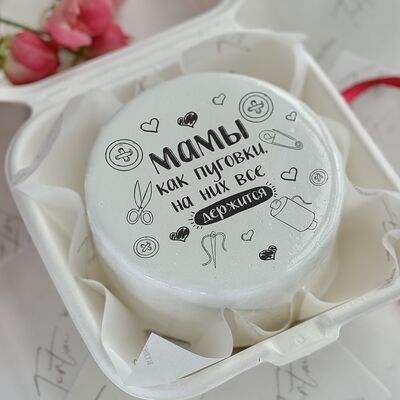 Бенто-торт для мамы с надписью в Tort4u по цене 1590 ₽