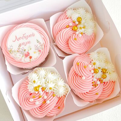 Набор капкейков Маме в Tortterry по цене 1800 ₽