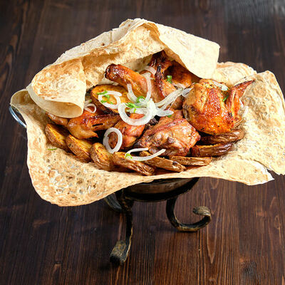 Курица в тандыре в Парк-отель Усадьба по цене 1727 ₽