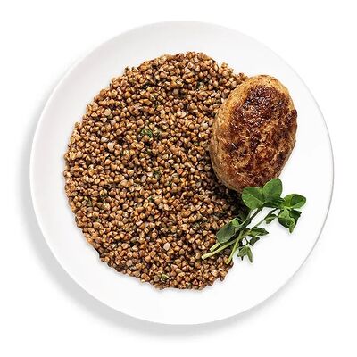 Куриная котлета с гречкой в Marketplace по цене 265 ₽