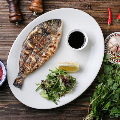 Дорадо на вертеле в Мархал по цене 900 ₽