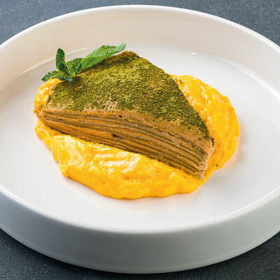 Блинный торт матча в Маруми по цене 15 р.