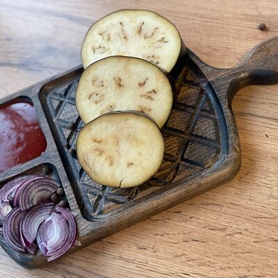 Баклажаны на шампуре в Караван по цене 200 ₽