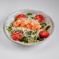 Салат Рокет с тигровыми креветками в Afishasushi