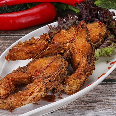 Сазан жареный в Щербет по цене 1021 ₽