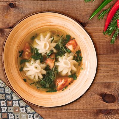 Суп по-тбилисски с мини-хинкали в Деда хинкали по цене 720 ₽