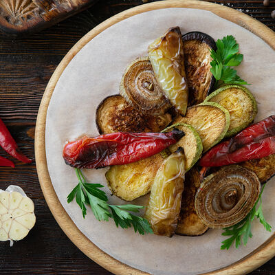 Овощи гриль в Хинкальная Сациви по цене 560 ₽