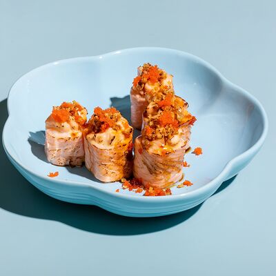 Ролл два лосося под соусом унаги чили в Сушки на макушке по цене 910