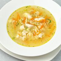 Куриный суп с домашней лапшой в Kiss