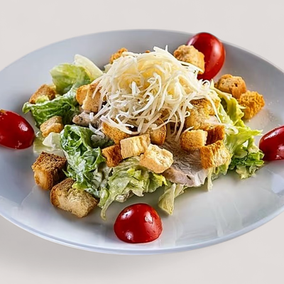 Салат Цезарь с курицей в Basilic -Территория Вкусной Еды по цене 1985 ₸