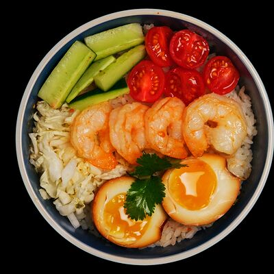 Боул с креветкой и свежими овощами в Ramenshop по цене 550 ₽