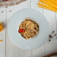 Паста с телятиной и грибами в Libre Bar