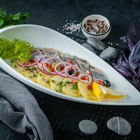 Сельдь с картофелем в Ресторан Воробьёвы Горы PREMIUM