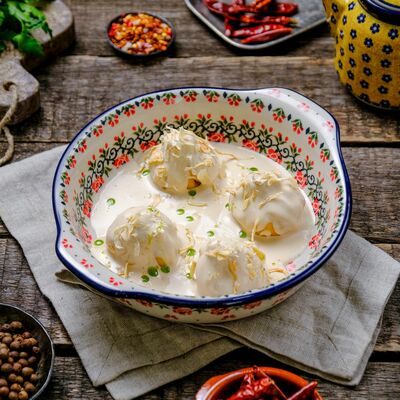 Мини-хинкали с креветками и треской в Ресторан-сыроварня Брынза по цене 465